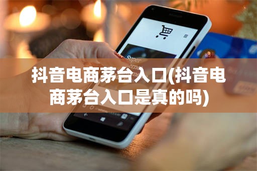 抖音电商茅台入口(抖音电商茅台入口是真的吗)