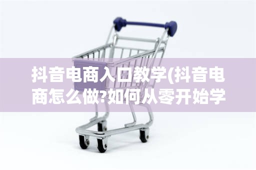 抖音电商入口教学(抖音电商怎么做?如何从零开始学做电商赚钱)