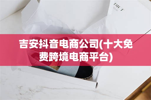 吉安抖音电商公司(十大免费跨境电商平台)