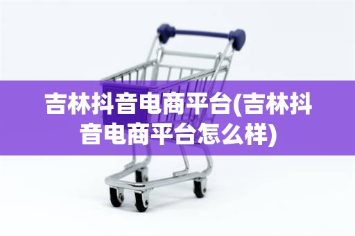 吉林抖音电商平台(吉林抖音电商平台怎么样)