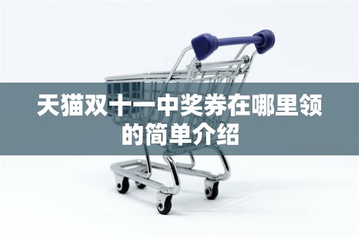 天猫双十一中奖券在哪里领的简单介绍