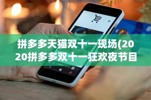 拼多多天猫双十一现场(2020拼多多双十一狂欢夜节目单)